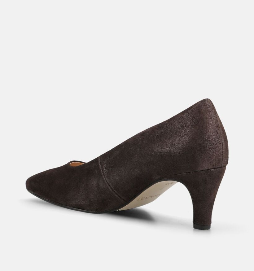 Gabor Donkerbruine Pump voor dames (377279)