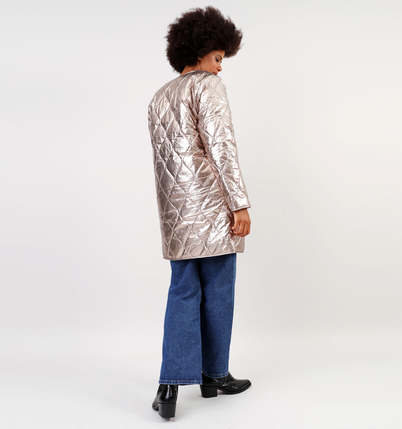 Rue Mazarine Houston Manteau matelassé en Or pour femmes (349275)