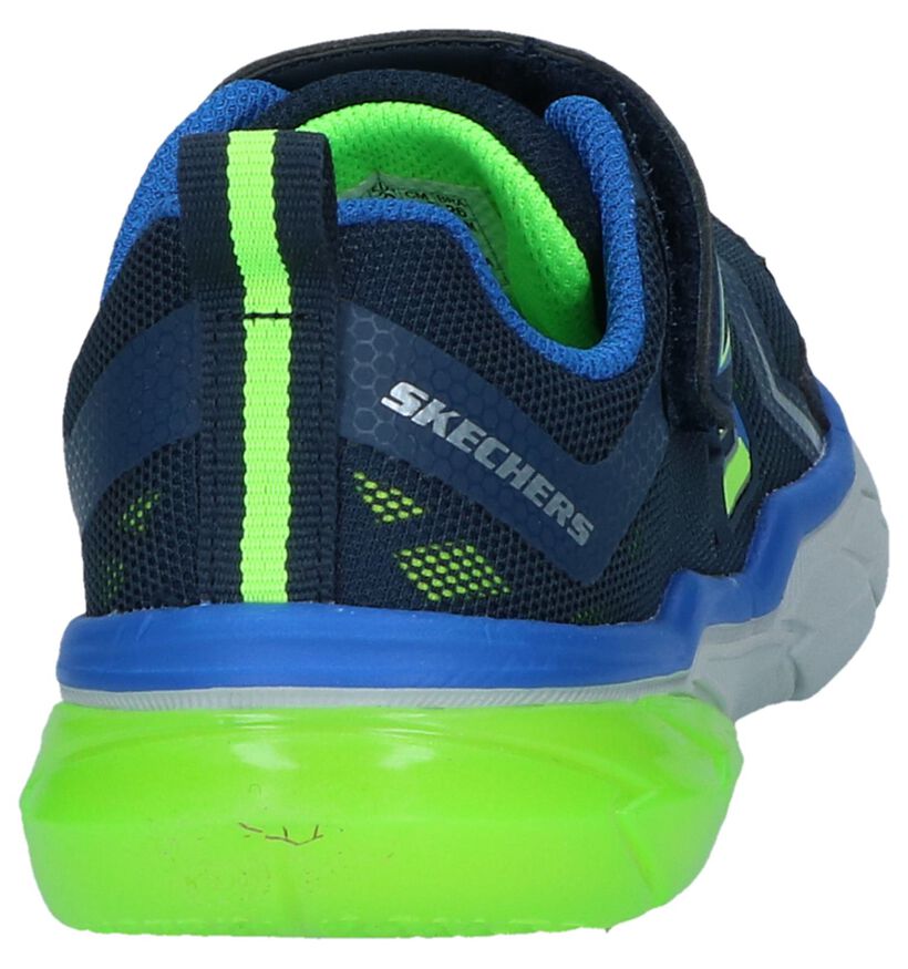 Blauwe Sneakers Skechers in stof (250713)