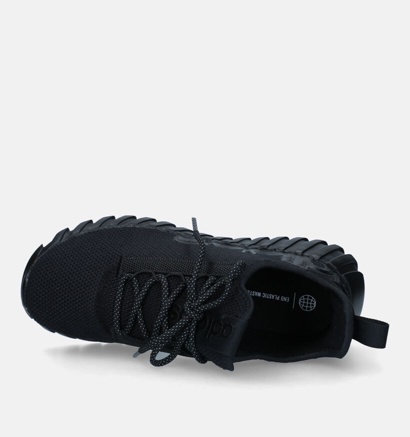 adidas Kaptir 3.0 Zwarte Sneakers voor jongens, meisjes (326858)