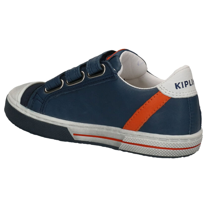 Kipling Flavio 2 Chaussures à Velcro en Bleu en cuir (273227)