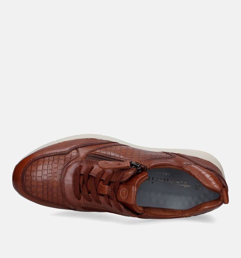 Tamaris Baskets casual en Cognac pour femmes (339431) - pour semelles orthopédiques