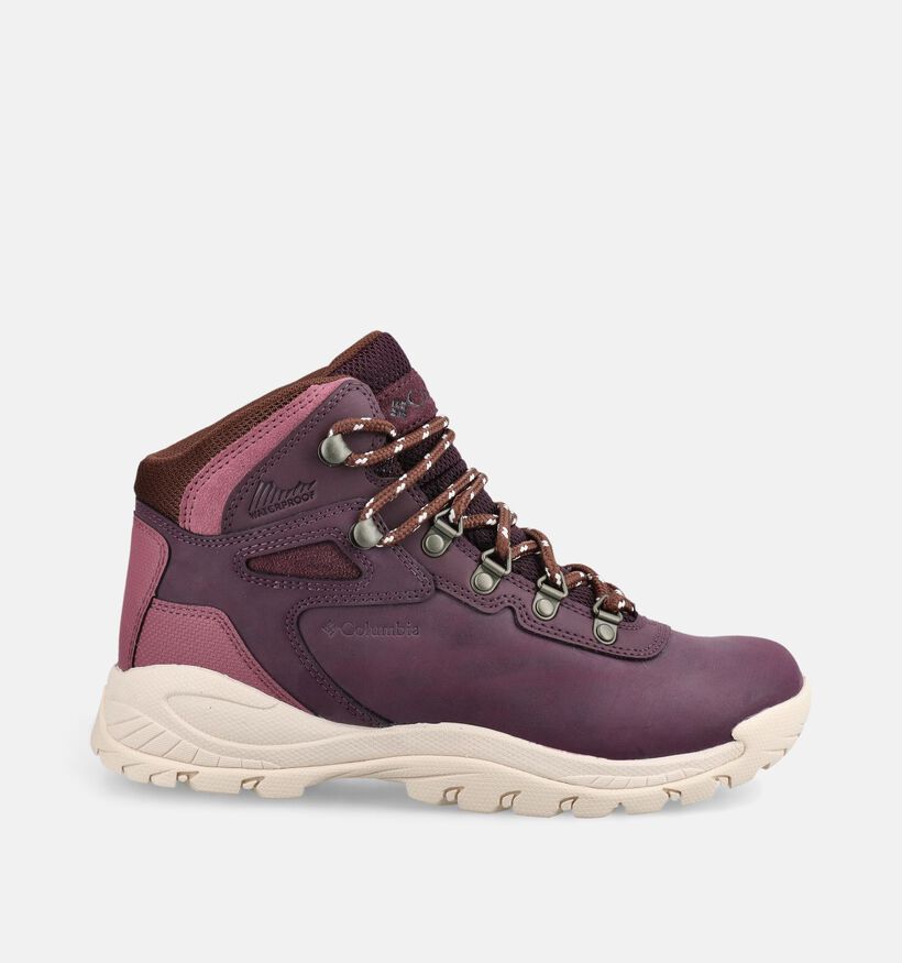 Columbia Newton Ridge Plus Bordeaux Hoge Wandelschoenen voor dames (377310) - geschikt voor steunzolen