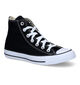 Converse CT All Star Hi Baskets en Noir pour femmes (317440)