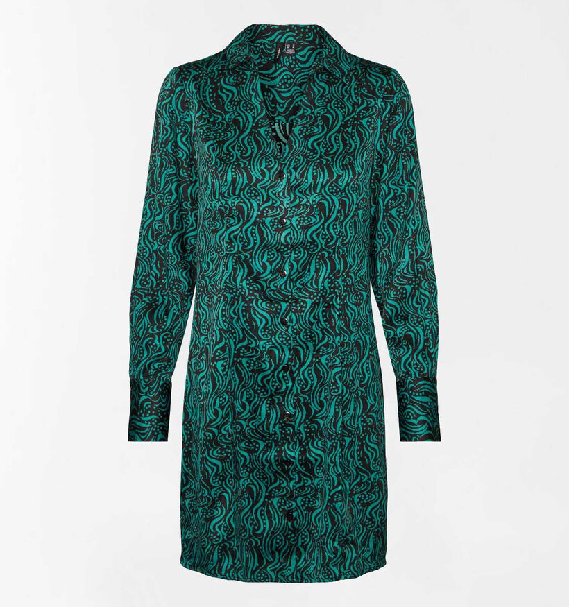 Vero Moda Kayla Robe chemise en Vert pour femmes (318600)