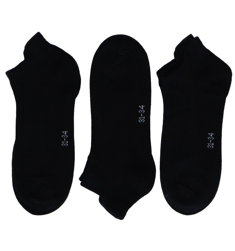 Teckel Socks Socquettes en Noir (292402)