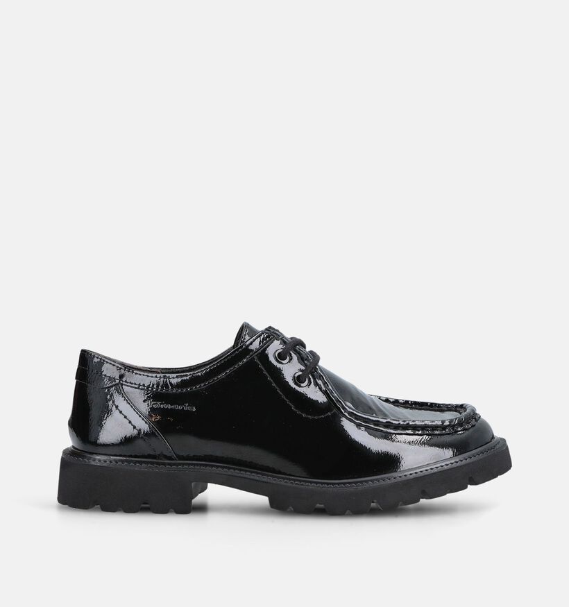 Tamaris Comfort Zwarte Veterschoenen voor dames (376321) - geschikt voor steunzolen