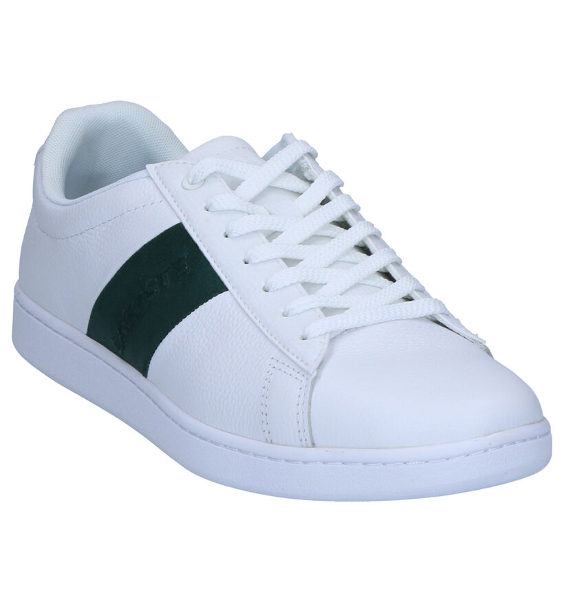 Lacoste Carnaby Evo Witte Sneakers in leer (253442)