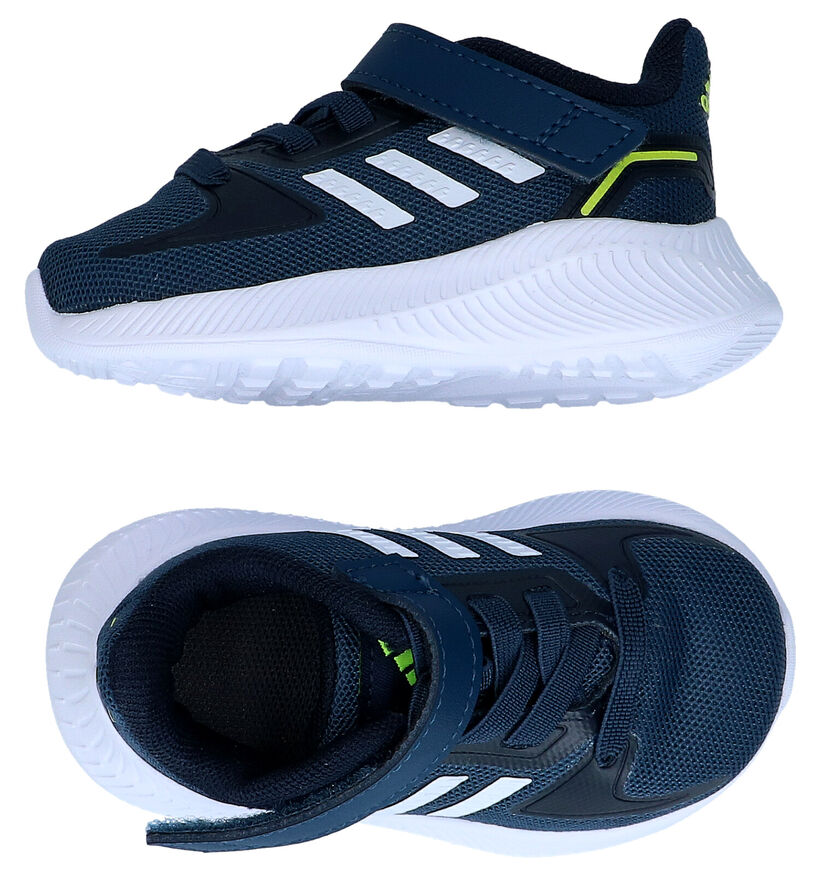 adidas Runfalcon 2.0 Baskets en Noir pour garçons (302081)