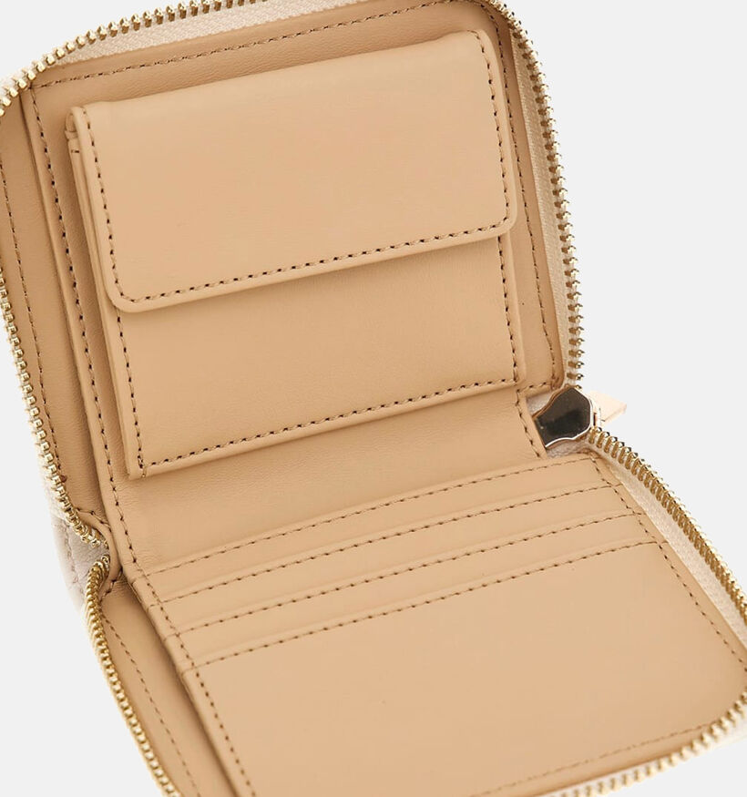 Guess Porte-monnaie zippé en Ecru pour femmes (360068)