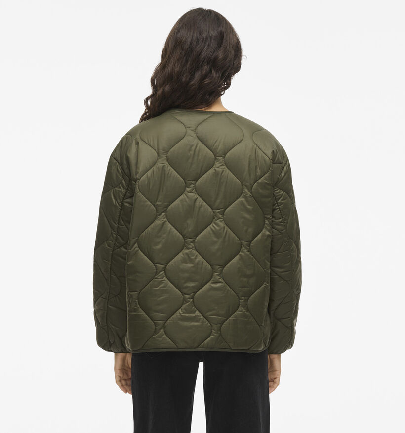 Vila Dune Light Manteau court en Vert pour femmes (361312)