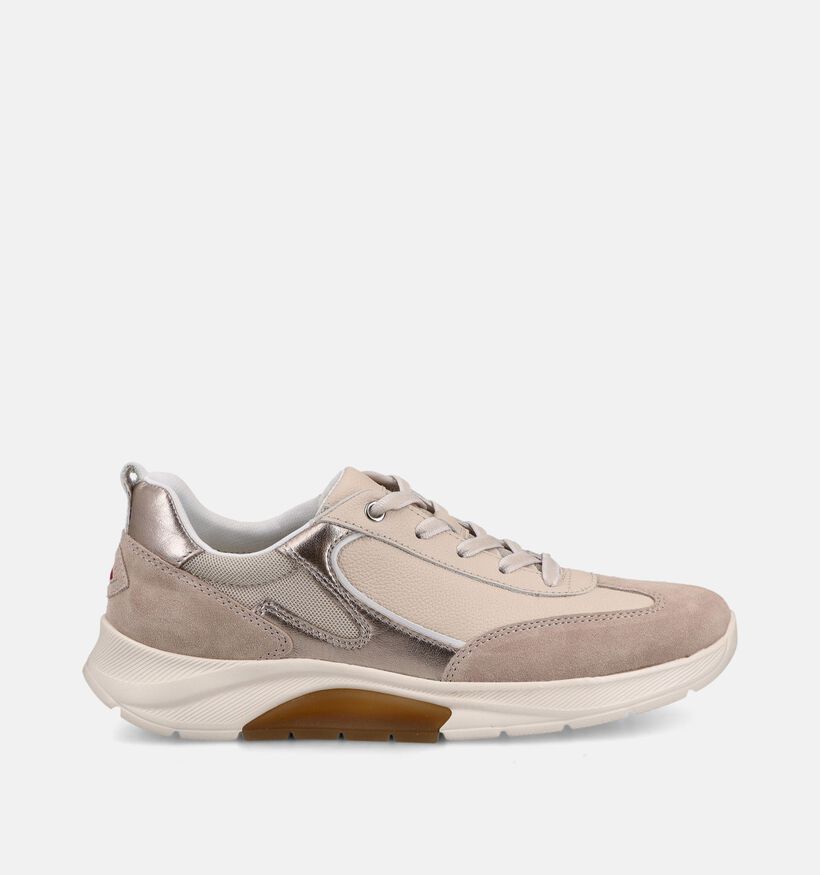Gabor Rollingsoft Baskets en Beige pour femmes (369514) - pour semelles orthop&eacute;diques