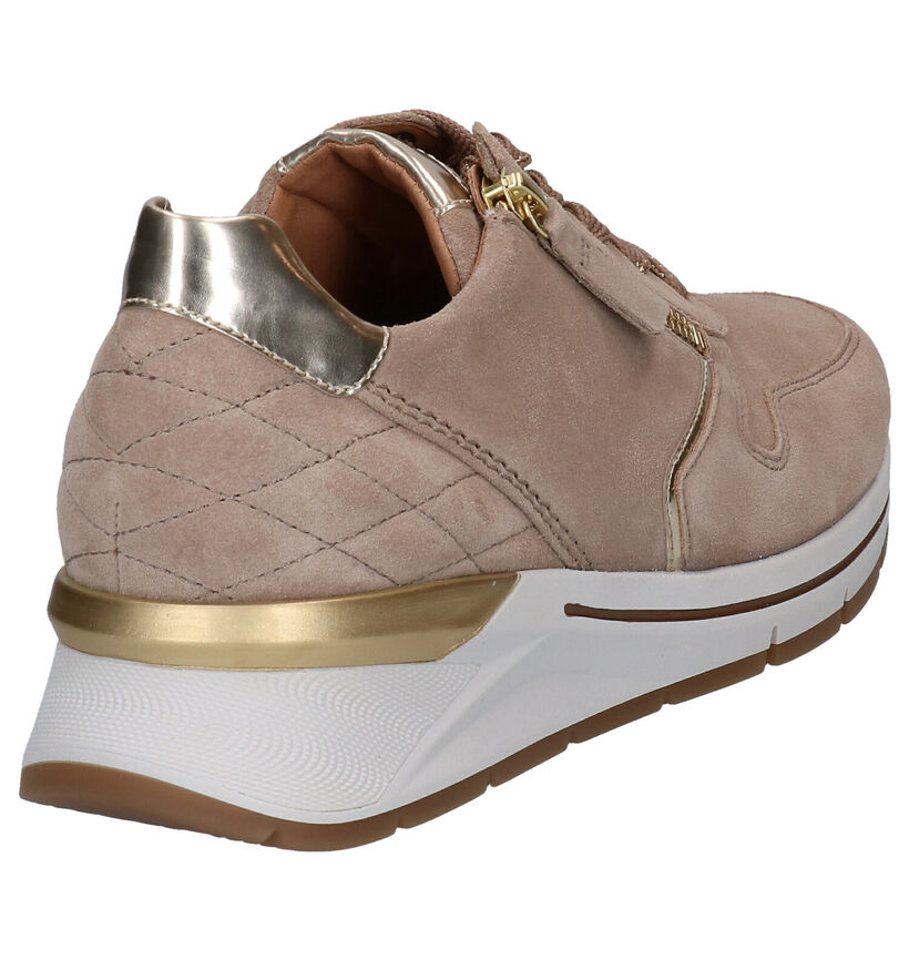 Gabor OptiFit Beige Veterschoenen in daim (297242)