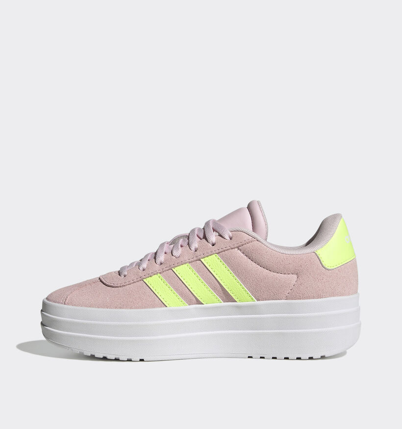 adidas Court Bold Baskets en Rose pour filles (350152)