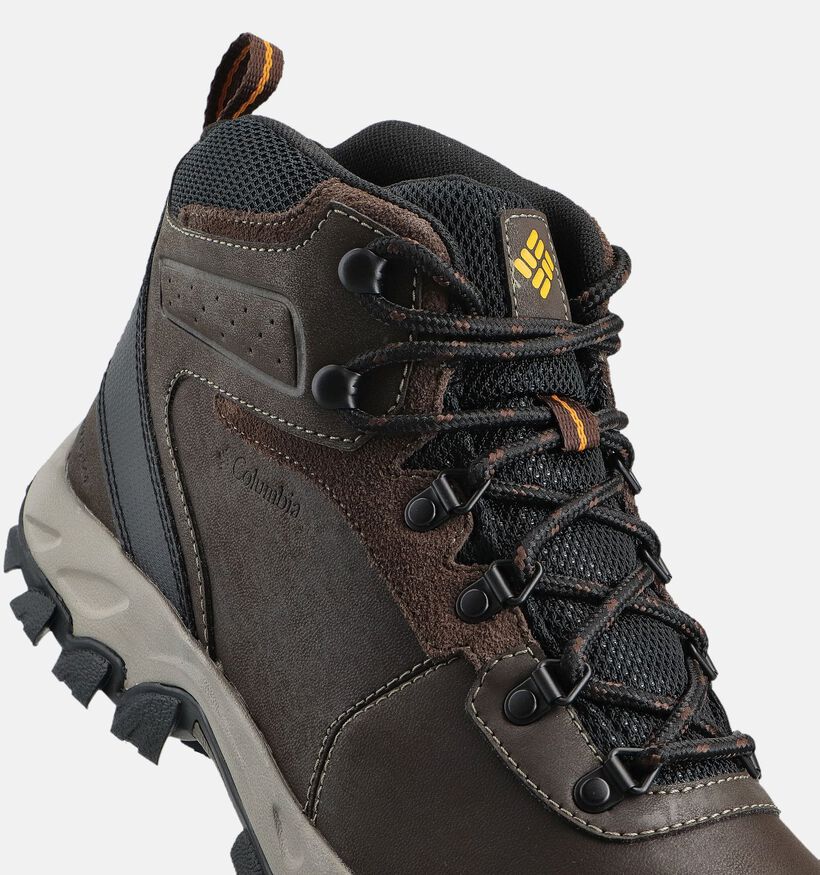 Columbia Newton Ridge Plus II Waterproof Chaussures de randonnée en Marron pour hommes (359519) - pour semelles orthopédiques