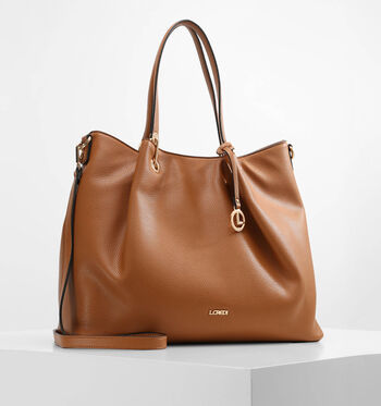 L.Credi Handtassen Cognac