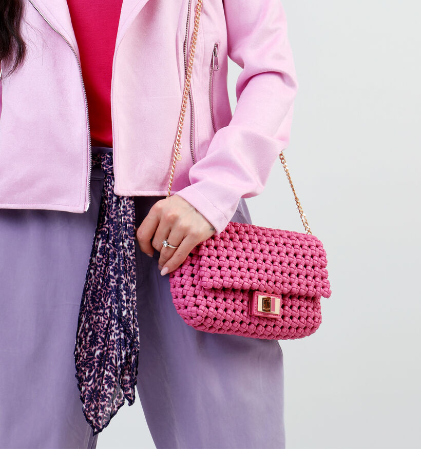 Xti Sac porté croisé en Fuchsia pour femmes (340927)