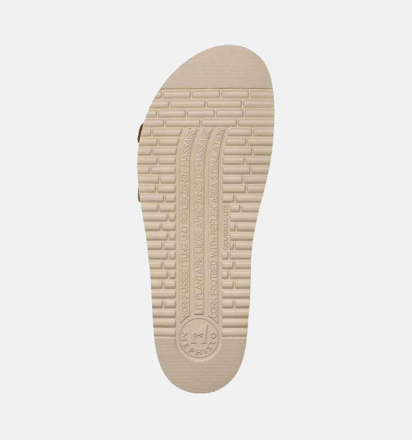 Mephisto Hyacinta Nu-pieds plates en Marron pour femmes (354267)