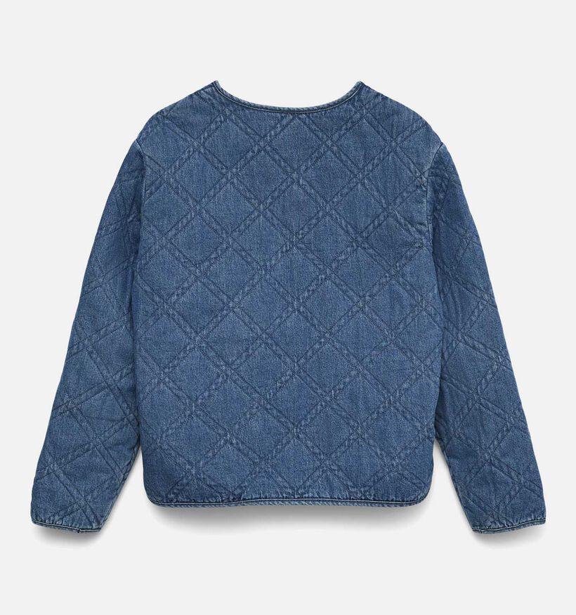 Vero Moda Era Quilted Denim Manteau en Bleu pour femmes (367159)