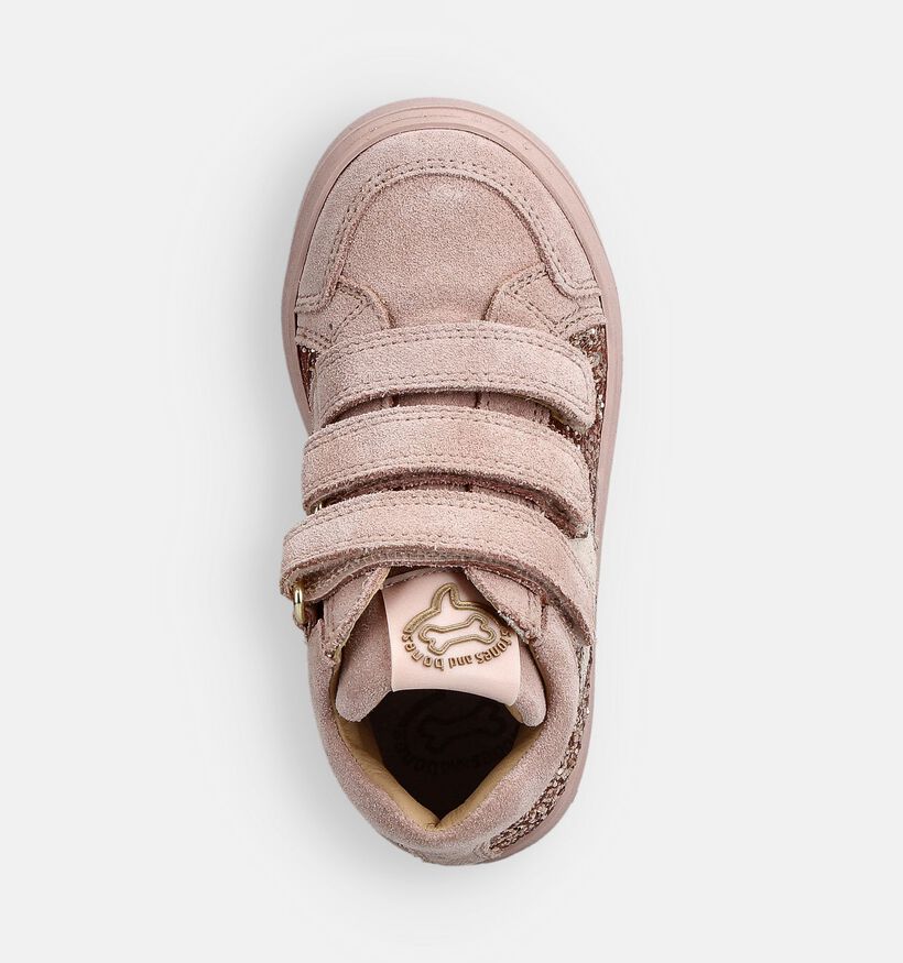 STONES and BONES Flax Chaussures hautes en Rose pour filles (362017) - pour semelles orthopédiques