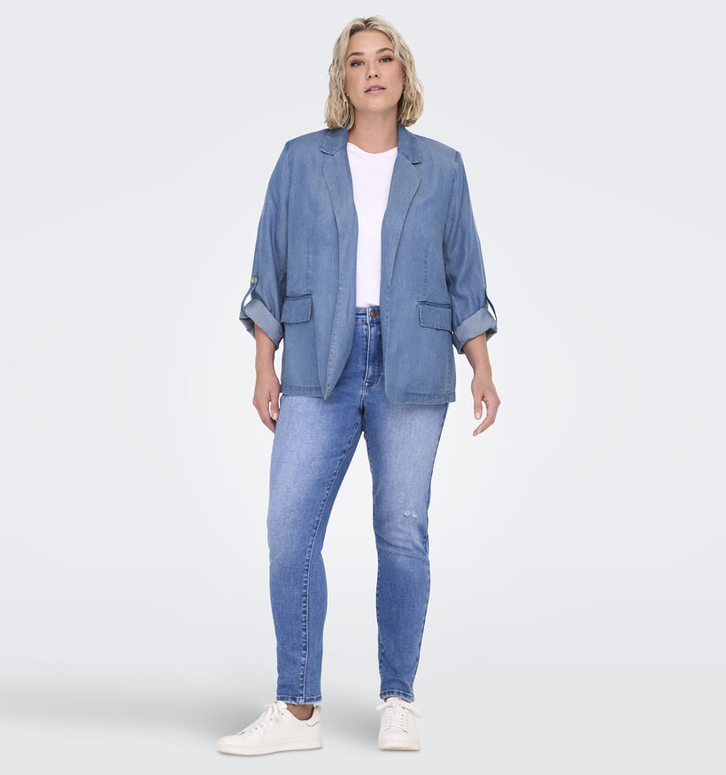 ONLY Carmakoma Charis Blazer en Bleu pour femmes (351429)
