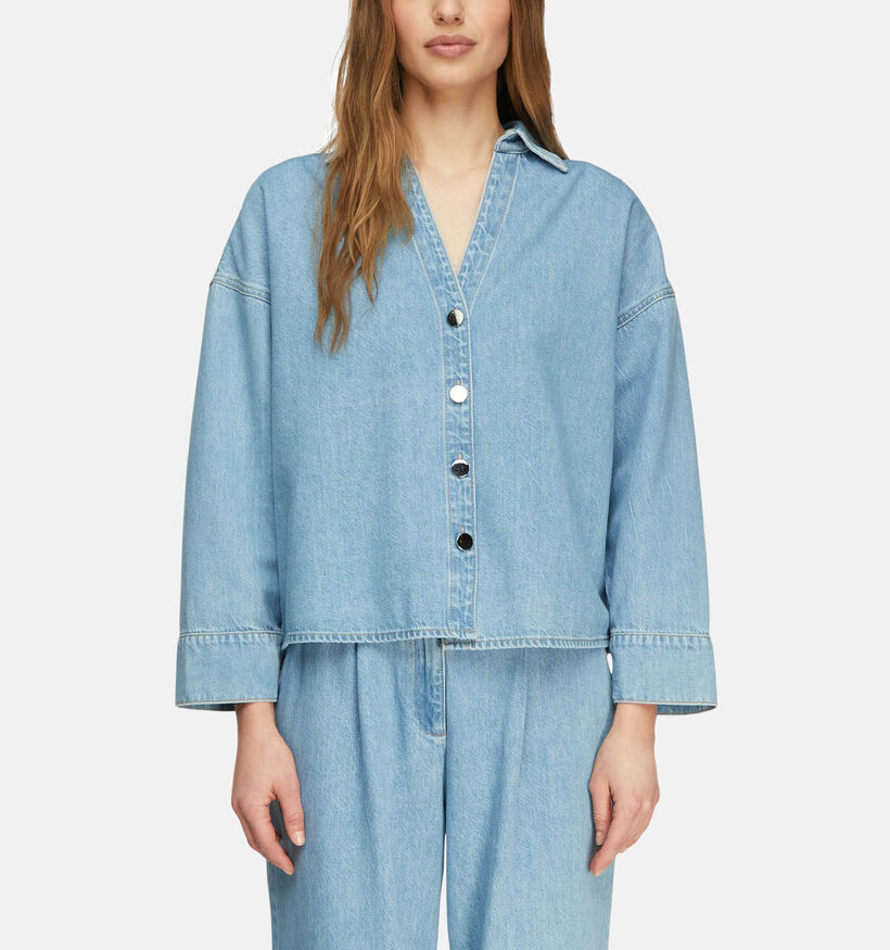 comma Blauw Hemd voor dames (373274)