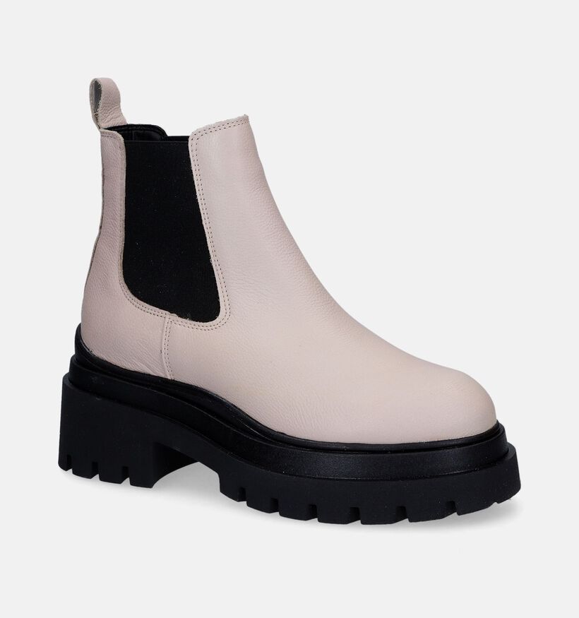 Tamaris Ecru Chelsea Boots voor dames (317344)