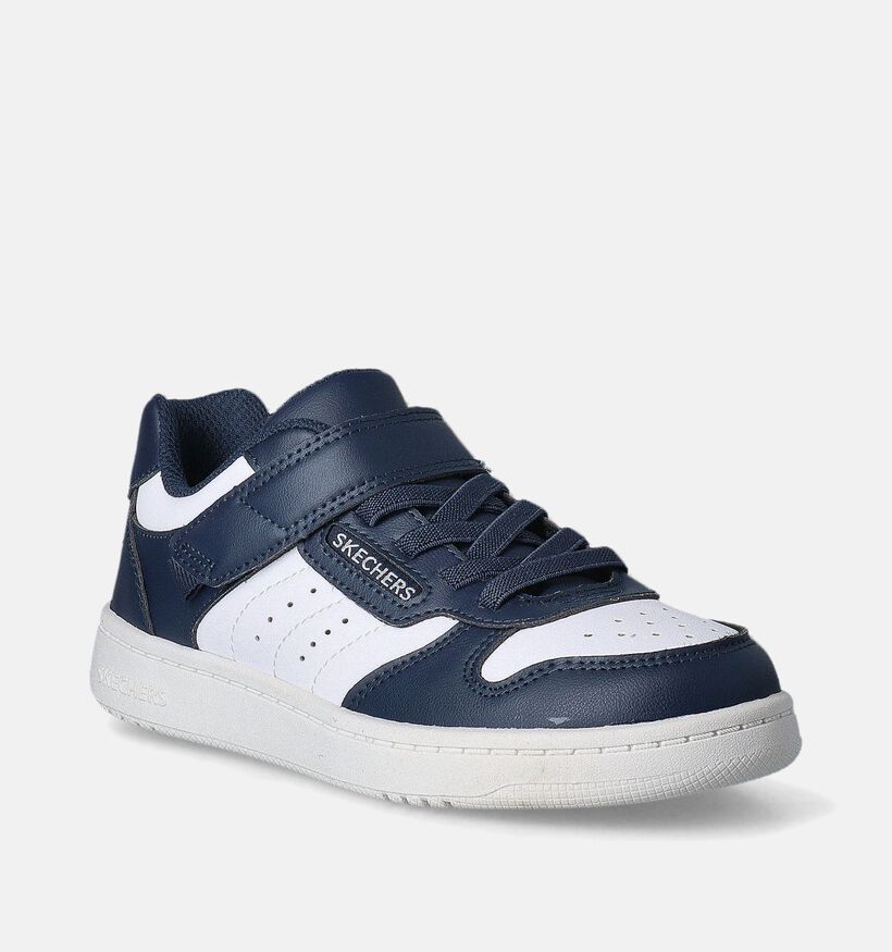 Skechers Quick Street Blauwe Sneakers voor jongens, meisjes (352305)