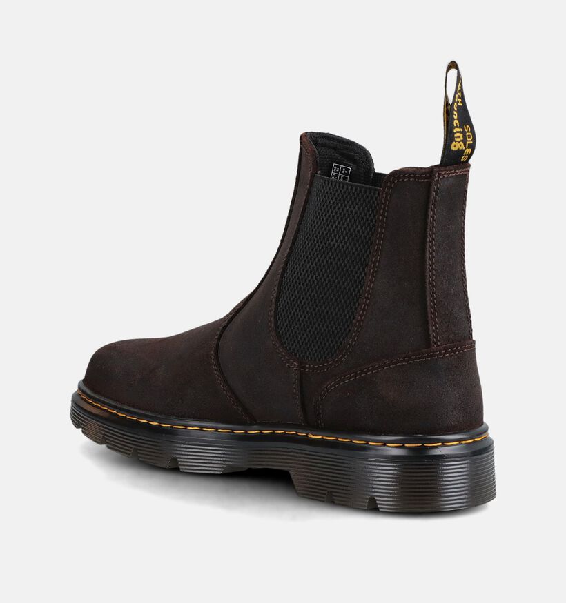 Dr. Martens Aprile Donkerbruine Chelsea Boots voor heren (378035) - geschikt voor steunzolen