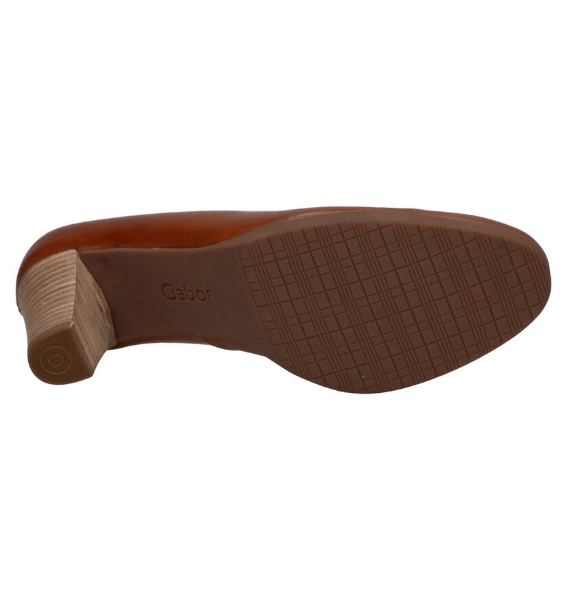 Gabor Escarpins en Marron en cuir (260197)