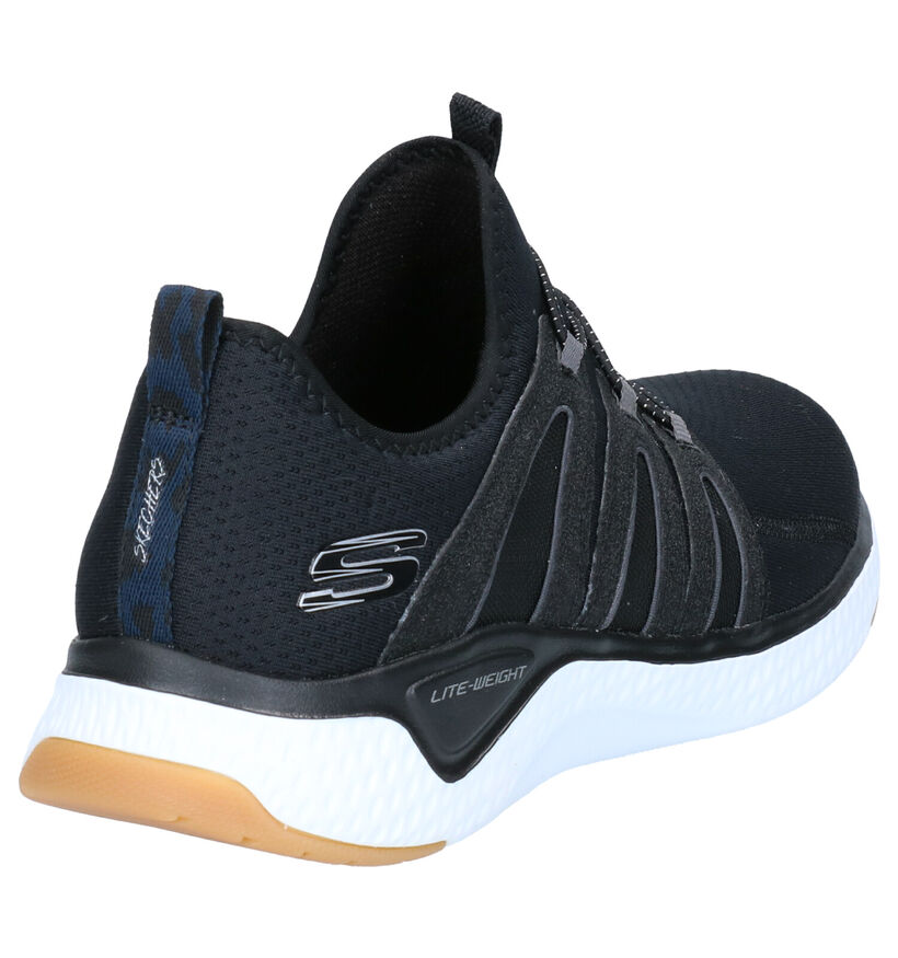 Skechers Zwarte Sneakers in stof (263225)