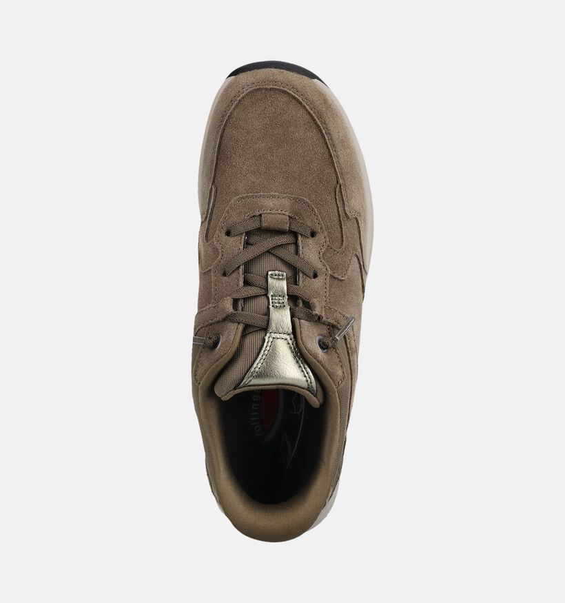 Gabor Comfort Kaki Groene Schoenen voor dames (376936) - geschikt voor steunzolen