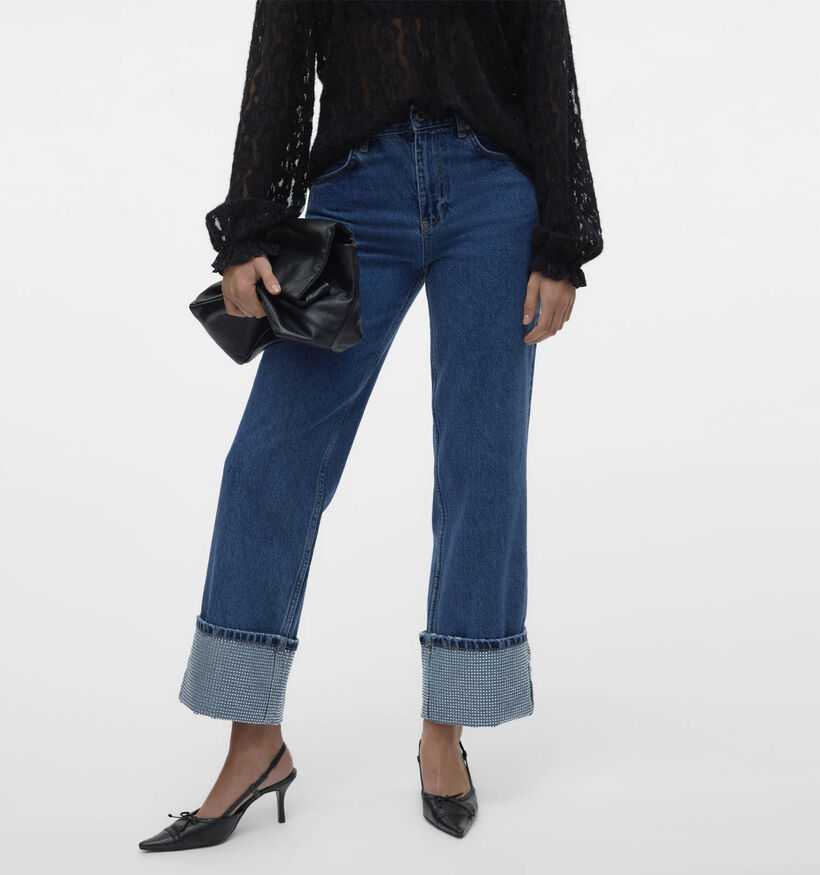 Vero Moda Chloe Blauwe Staight leg jeans L32 voor dames (354084)