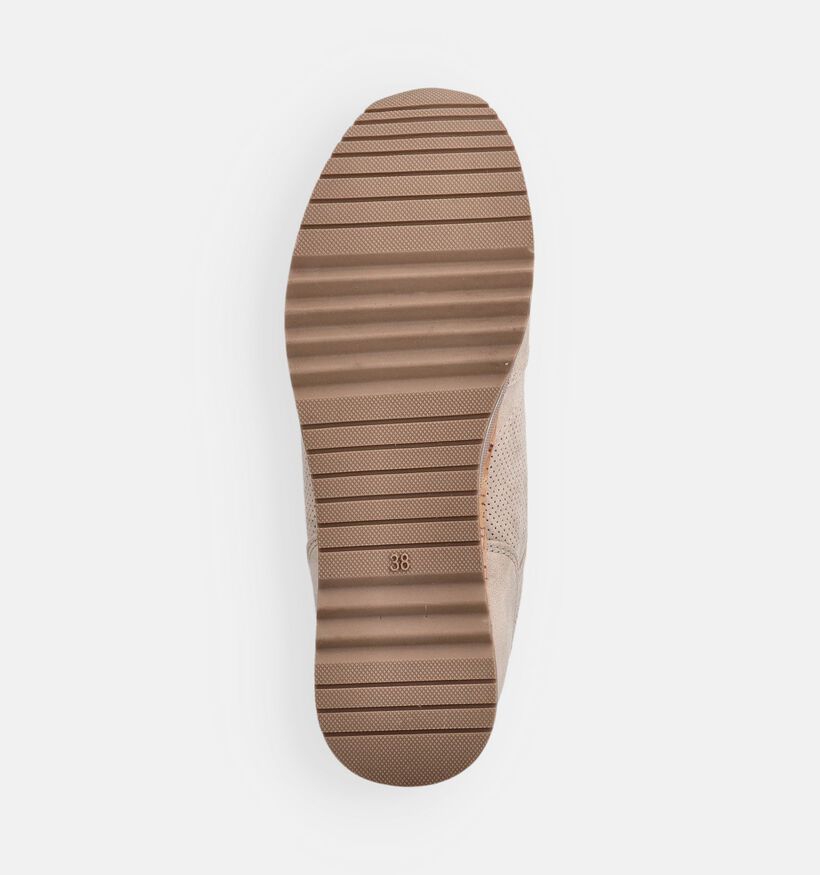 Marco Tozzi Chaussures &agrave; lacets en Beige pour femmes (367944) - pour semelles orthop&eacute;diques