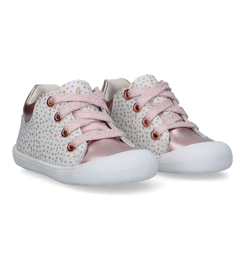 Milo & Mila Chaussures pour bébé en Blanc pour filles (323840) - pour semelles orthopédiques