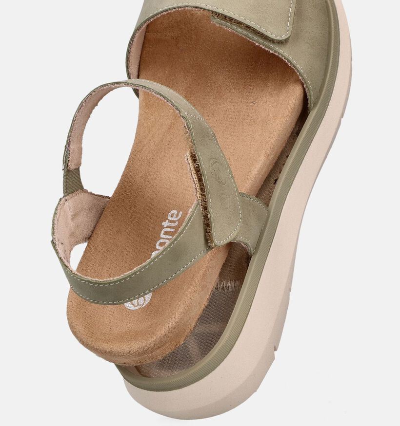 Remonte Groene Sandalen voor Steunzolen voor dames (370473) - geschikt voor steunzolen