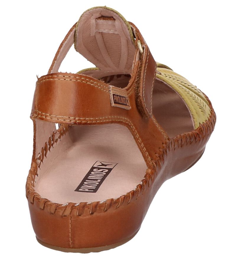 Pikolinos Vallarta Ecru Sandalen in leer (308098)