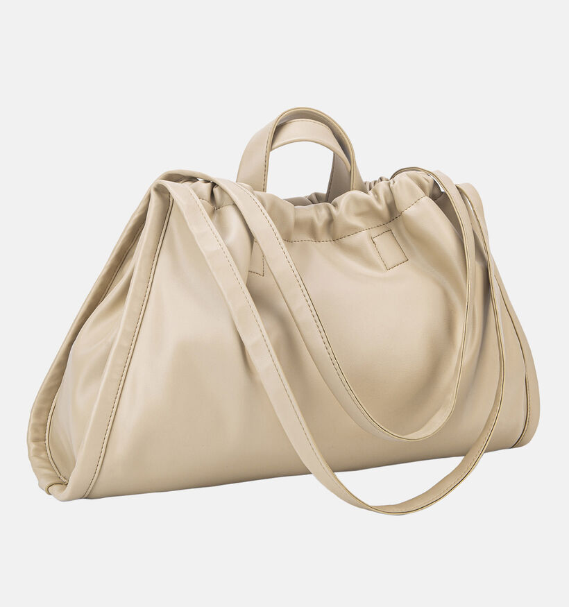 Hvisk Sage Medium Soft Structure Sac à main en Beige pour femmes (346720)