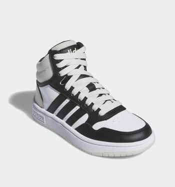 adidas Hoops Mid Sneakers Cloud White/ Core Black/ Halo Silver/Cloud White/ Better Scarlett/ Better Scarlett