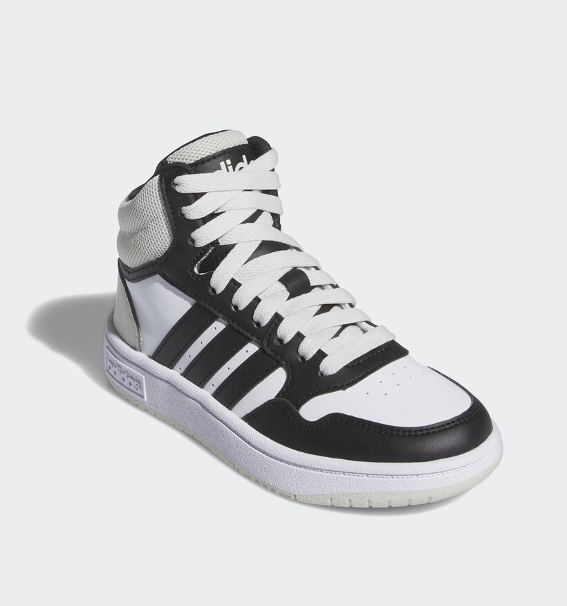 adidas Hoops 3.0 MID Zwarte Sneakers voor jongens, meisjes (348985)