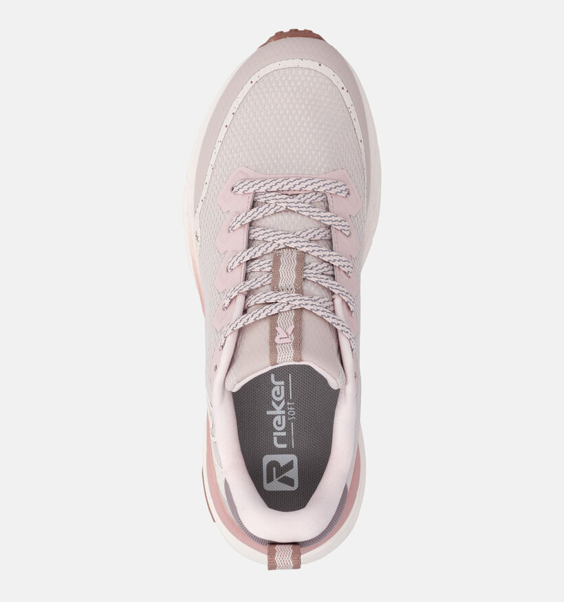 Rieker Beige Sneakers voor dames (379954) - geschikt voor steunzolen