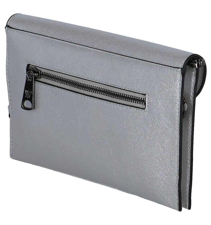 Zilveren Clutch Pepe Moll in imitatieleer (250471)