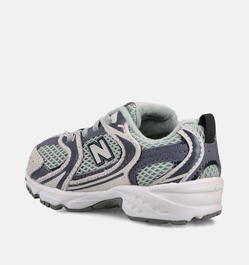 New Balance 530 Baskets basses en Gris pour gar&ccedil;ons (374096) - pour semelles orthop&eacute;diques