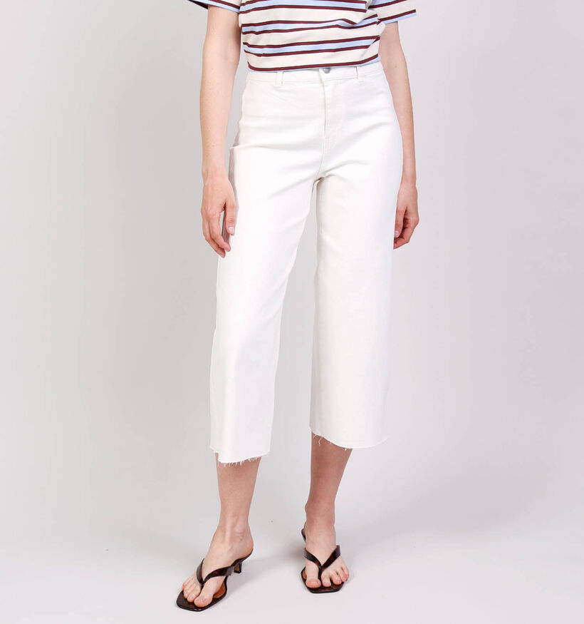 Vero Moda Wild Kayla 7/8 Witte Culotte Broek voor dames (369370)