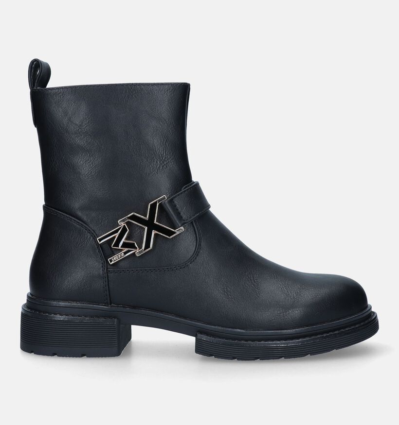 Mexx Mirthe Bottes de motard en Noir pour femmes (328111) - pour semelles orthopédiques