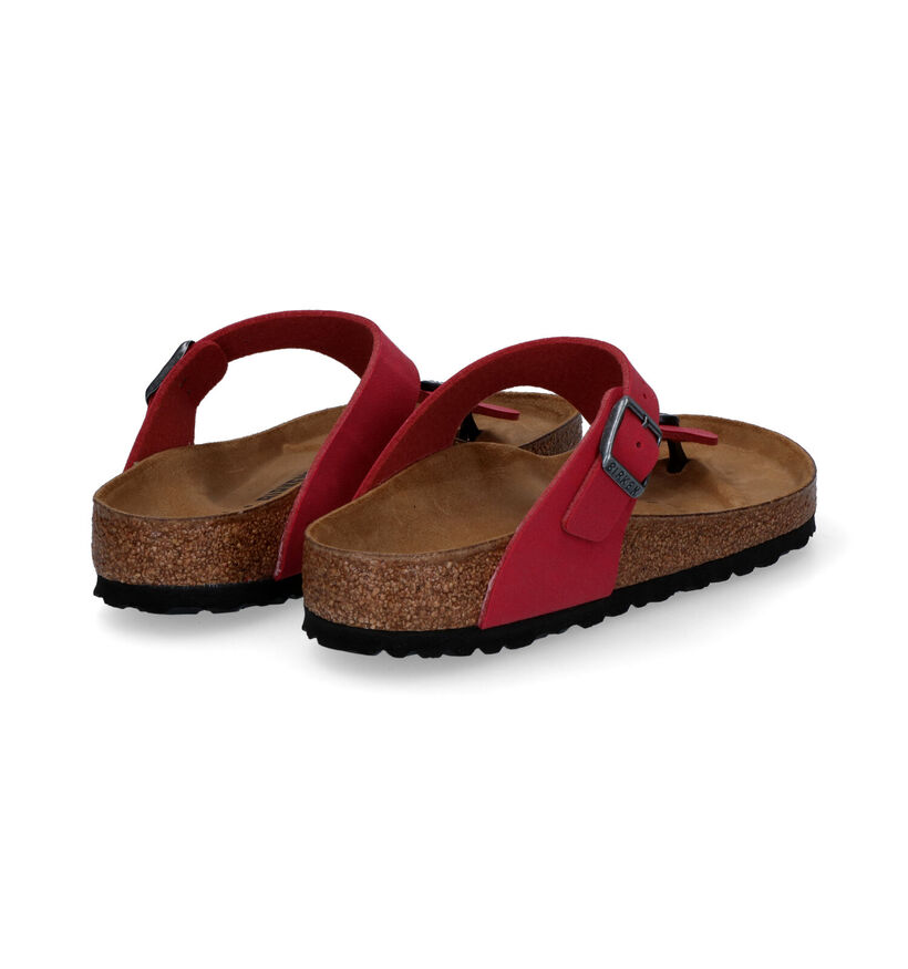 Birkenstock Gizeh Birko-Flor Tongs en &Eacute;cru pour femmes (339532)