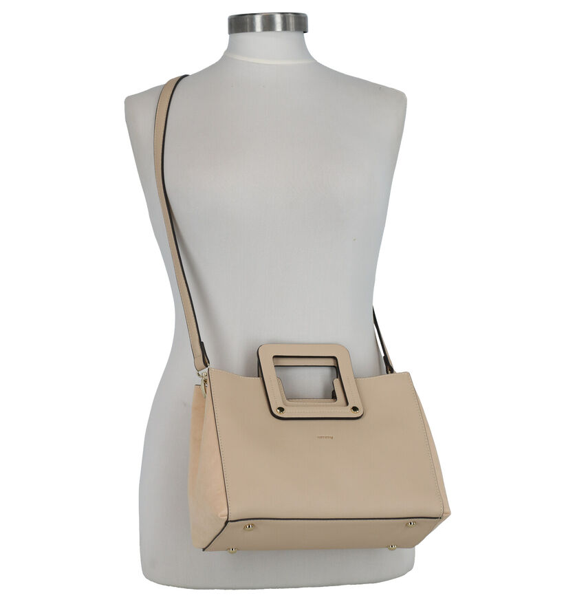 Emmy Wieleman Papaya Sac à main en Beige en simili cuir (271791)