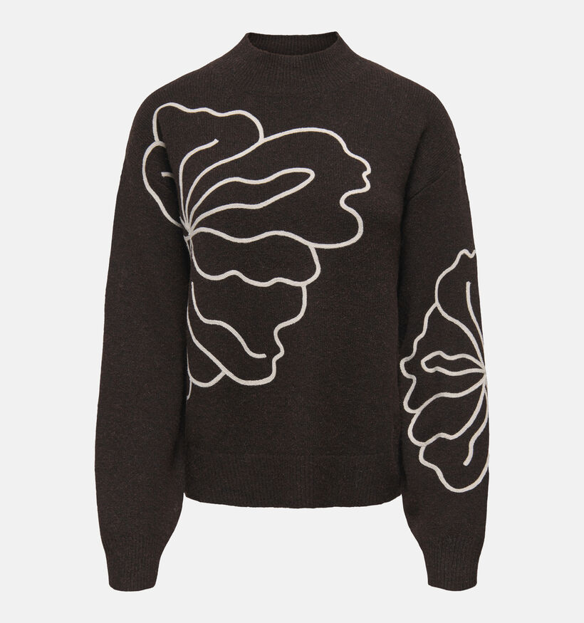 JDY Jella Donkerbruine Trui voor dames (379385)
