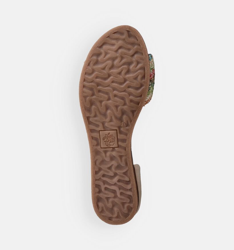 Apple of Eden Cam Sandales plates en Beige pour femmes (372283)