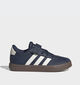 adidas VL Court 3.0 Donkerblauwe Sneakers voor meisjes, jongens (375495)